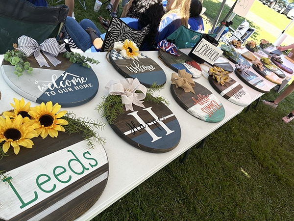 Lots of arts and crafts this year at Leeds Creek Bank Festival